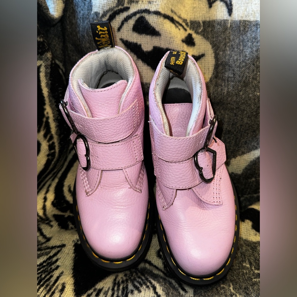 Cute Pink Dr Martens Platform Boots